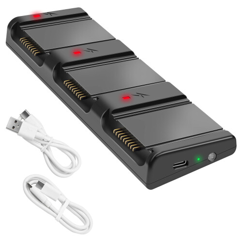 Ελαφρύς διαχειριστής μπαταρίας για DJI AIR3Battery65W/100W Φόρτιση, αποθήκευση και 2