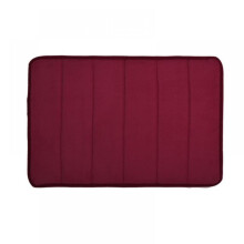 Tapis de bain en mousse à mémoire de forme 51 x 81 cm, antidérapant et absorbant, avec envers en PVC, ultra doux pour la salle de bain, la cuisine
