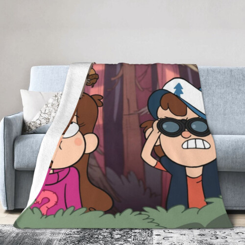 Κουβέρτα ξενοδοχείου Gravity Falls, κουβέρτα Anime για κρεβάτι, κουβέρτα καναπέ,