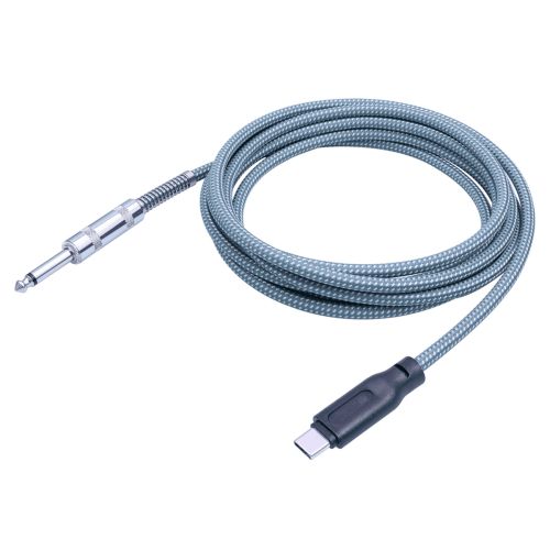 Καλώδιο ήχου κιθάρας 6,35 χιλ. αρσενικό σε USB Type-C Καλώδιο εγγραφής USB-C 1/4 ίντσας C 1