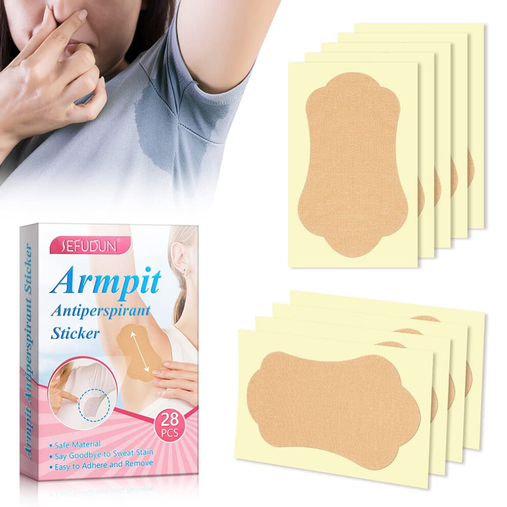 28 PCS Underarm Sweat Pads â Disposable Armpit Shields for Discreet Ultra Absorbent Clothing Protection