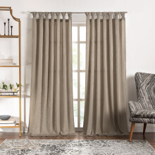 Luxus krepp puha zsorzsett panel tulipán fülbevalóval - 132 cm x 203 cm vagy 132 cm x 155 cm - ezüst, fehér, bézs - mosógépben mosható
