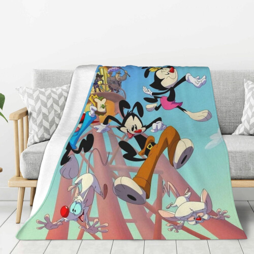 Animaniacs Μαλακή και άνετη κουβέρτα βελούδινη ελαφριά ζεστή βελούδινη κουβέρτα και 2