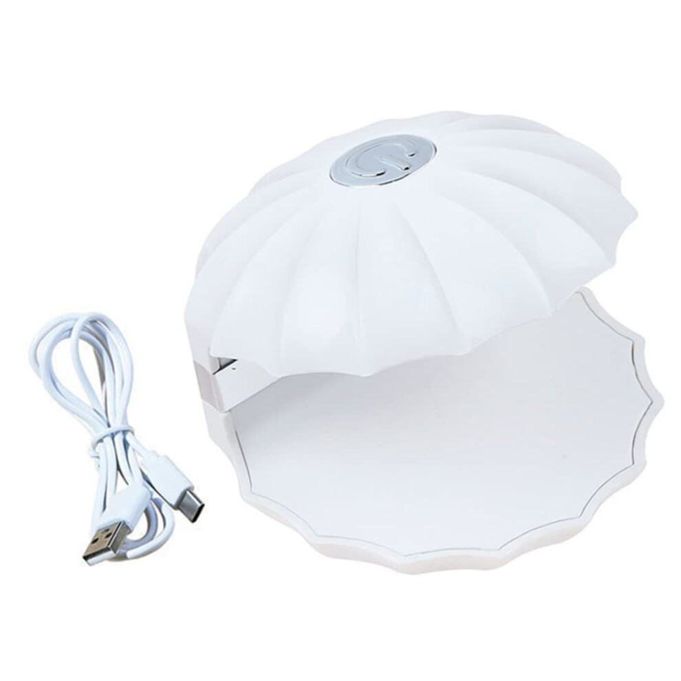 Mini Nail Lamp 18W LED UV Nail Dryer for Gel Polish, USB Powered Fast Curing Travel Size