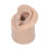 Silicone Ear Piercing Practice Model Left Dark Skin with Realistic Texture Reusable for Salon 2