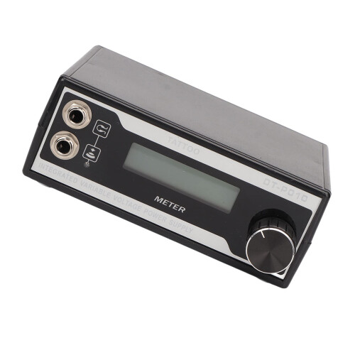 Professional Tattoo Power Supply Kit with US Plug, Precise Voltage Control and Dual Jack Setup 2