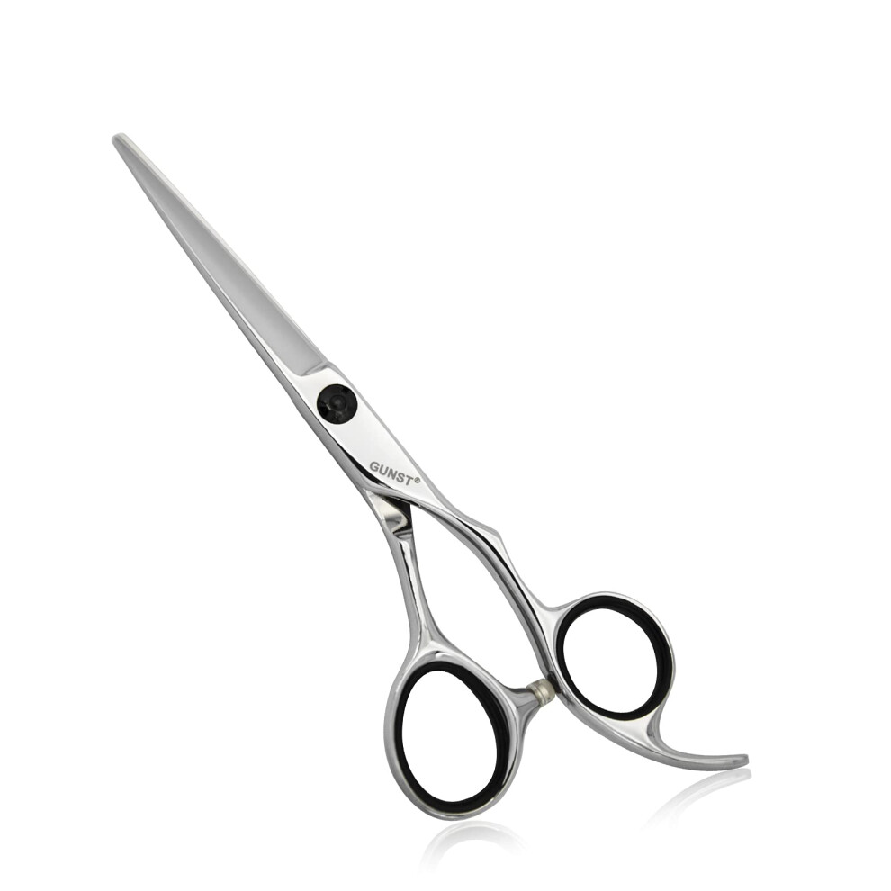 Silver Professional Hairdressing Scissors 5.5 Inch Â Ergonomic Grip For Precise Salon Cutting