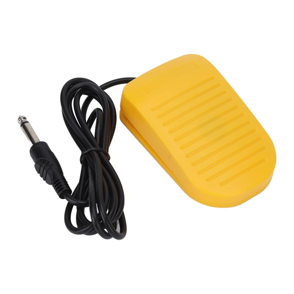 Yellow Tattoo Foot Pedal Switch With 1.35M Cable, Antiskid Base, Professional Tattoo Power Control (Yellow)