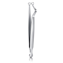 Stainless Steel Piercing Forceps with Precise Alignment for Ear Cartilage Helix and Tragus