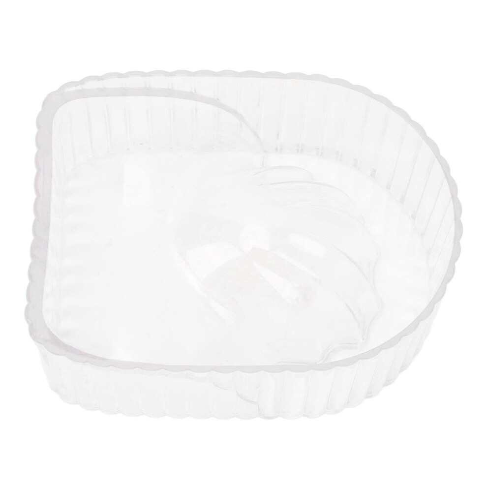 Manicure Soaking Bowl with Ergonomic Finger Grooves, Durable Transparent Acrylic for Salon and Home