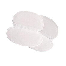 Armpit Sweat Pads 50PC Disposable Underarm Sweat Guards for Clothing Protection White One Size