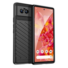 Zvýšený okraj pre Google Pixel, mäkké TPU vnútorné puzdro, tlmiace nárazy, protišmyková textúra, proti odtlačkom prstov, tenké, ľahké,