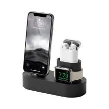 Base di ricarica doppia per Apple Watch, caricabatterie wireless efficiente e ultraveloce per Apple Watch Ultra 2, Ultra SE 2, SE 10, 9, 8, 7, 6, 5,