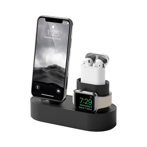 Διπλή βάση Iwatch, αποτελεσματικός και εξαιρετικά γρήγορος ασύρματος φορτιστής για