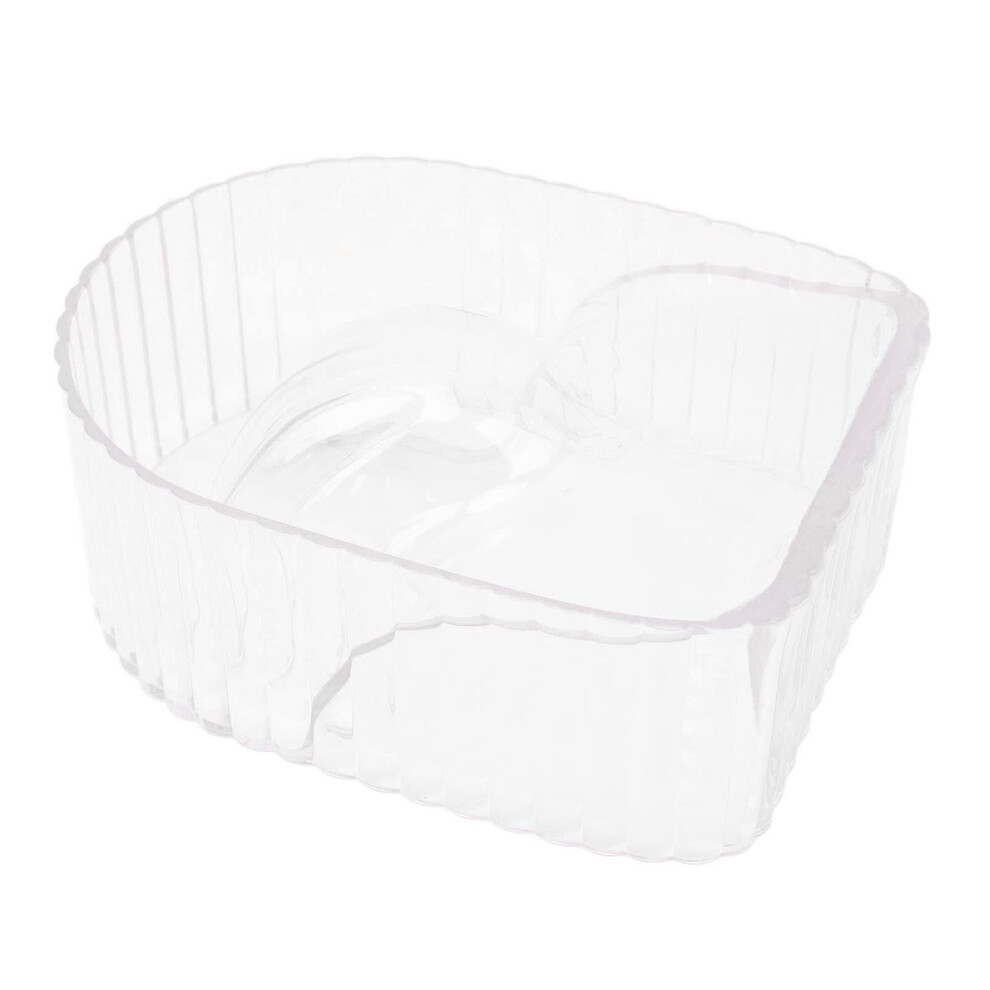 Manicure Bowl Acrylic Hand Soaking Tray for Cuticle Care Ergonomic Fit Durable Transparent