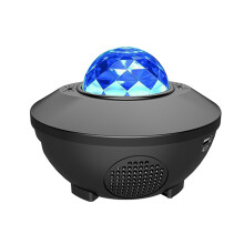 Celestial Symphony, Galaxy Projector voor de slaapkamer, nachtlampje met ingebouwde Bluetooth-luidspreker, afstandsbediening, app-gestuurd, zorgt