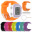 Βραχιόλι σιλικόνης για Garmin Forerunner10/15, Συμβατό ανταλλακτικό λουράκι, υψηλής 3