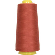 Hilo de poliéster para remalladora de Threadart - 2750 yardas, 40/2 - Terracota - Más de 50 colores disponibles