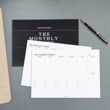 Jacenvly Clearance Fall Home Decor, Agenda settimanale, Autocompilabile, Facile da strappare, Agenda grande semplificata, Decorazione da parete –