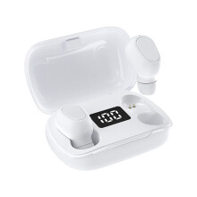 EQWLJWE L21Digitální displej Bluetooth sluchátka do uší 5.0Binaurální univerzální stereo sluchátka Bluetooth sluchátka vánoční výprodej