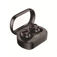 Tarmeek vezeték nélküli fülhallgató Bluetooth sztereó, 25 órás akkumulátor-üzemidő, LED kijelző, vezeték nélküli töltőtok, IPX6, xxx
