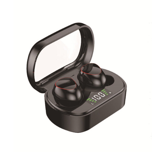 Ασύρματα ακουστικά Tarmeek Bluetooth Stereo, μπαταρία 25 ωρών, οθόνη LED, θήκη ασύρματης