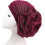 Kvinner Elastisk Glitter Stor Blomst Turban Chemo Lue Hårtap Chemo Cap Hatt 1