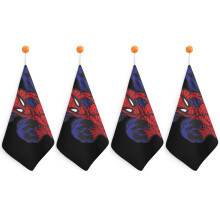 Asciugamani di Spider-Man per il bagno, asciugamani viso in cotone morbidi e assorbenti per spa, bagno, palestra, cucina, set di asciugamani