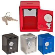 Safe / Money Box - Cabinet for Valuables Black