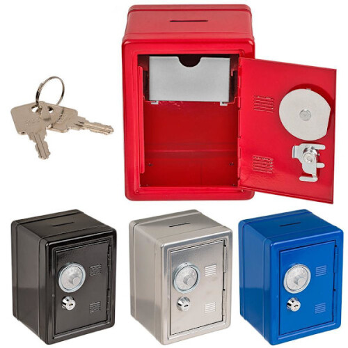 Safe / Money Box - Cabinet for Valuables Black
