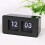 Automatic Reversible Clock, Classic Retro Nostalgic Clock, Digital Desktop Table Side Down Clock, for Family 4