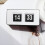Automatic Reversible Clock, Classic Retro Nostalgic Clock, Digital Desktop Table Side Down Clock, for Family 2