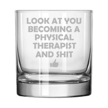 Verre à whisky Rocks Highball de 325 ml (11 oz) - Regardez-vous devenir kinésithérapeute (humour)