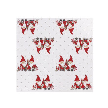 Serviettes de table imprimées aux couleurs de Noël, serviettes de fête, serviettes jetables, paquet de 20 feuilles