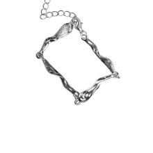 Brățară răsucită la modă în stil coreean, design de interes special, design rafinat, luxos, pentru femei, accesorii simple pentru bărbați