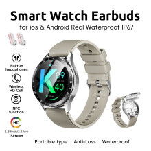 Smartwatch con auricolari 2 in 1 per iOS e Android