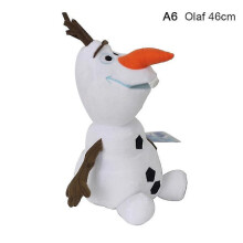 30/40/46/50cm Bábóg Frozen Anna Elsa Olaf Banríon Sneachta Banphrionsa Líonta Plush Olaf - Olaf Foirfe 46cm