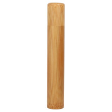 Pot à thé rond en bambou, pot à thé portable fait main en bambou naturel, boîte de rangement pour le thé à usage domestique (2,5 x 15,5 cm)