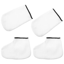 2 Pairs Paraffin Wax Gloves for Hand and Feet Gloves and Socks for SPA Treatment