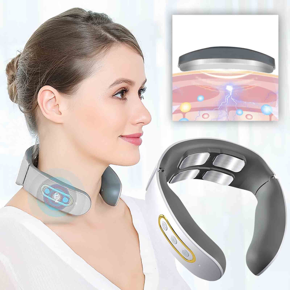 Kayannuo Christmas Clearance Cervical Vertebra Instrument Charging Neck Protector Heating Neck And Shoulder Physiotherapy Instrument Massager