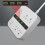 VALSEEL US3Plug επέκταση ρεύματος2m καλώδιο με3USB και Type-C και έξι θύρες ενσύρματη πρίζα / 2