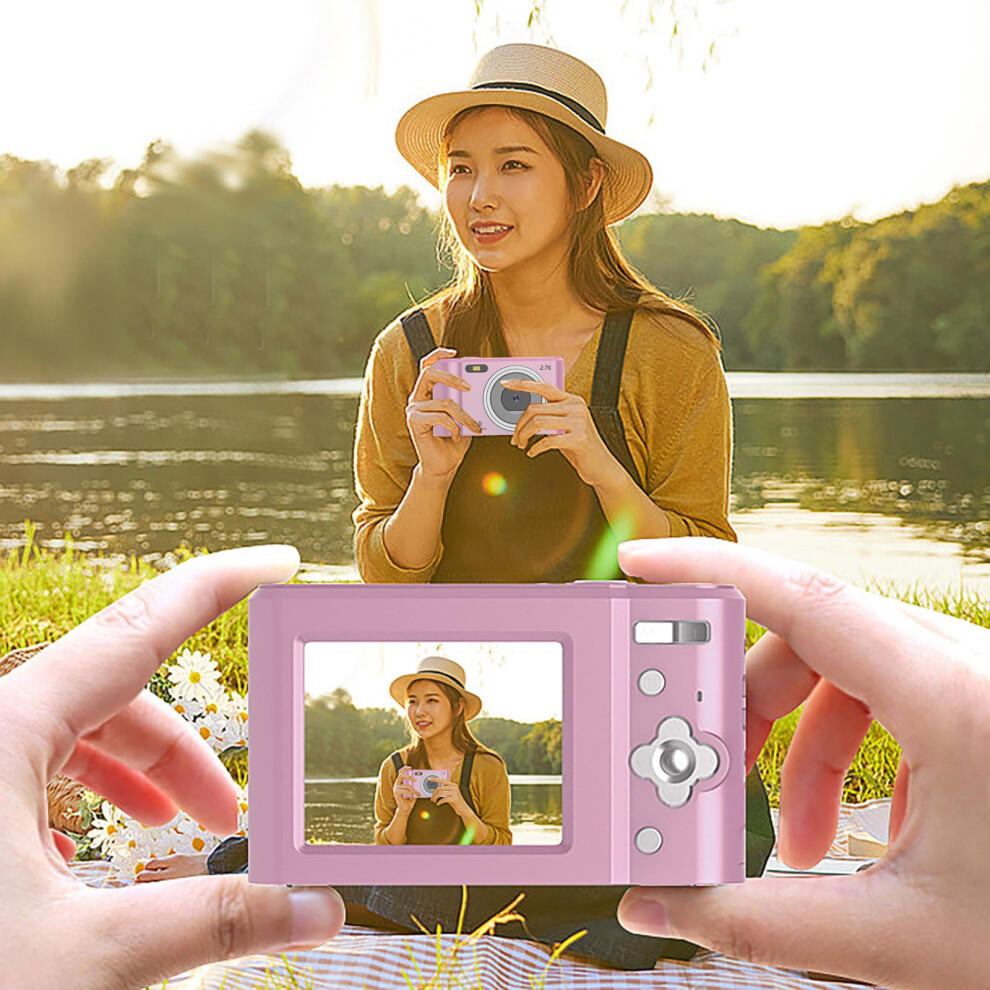 Kayannuo 48Mp Digital Camera 2.4" Hd Screen 16X Zoom Anti-Shake Face Recognition Beauty Mode Portable Slr For Kids Students 9423501620927