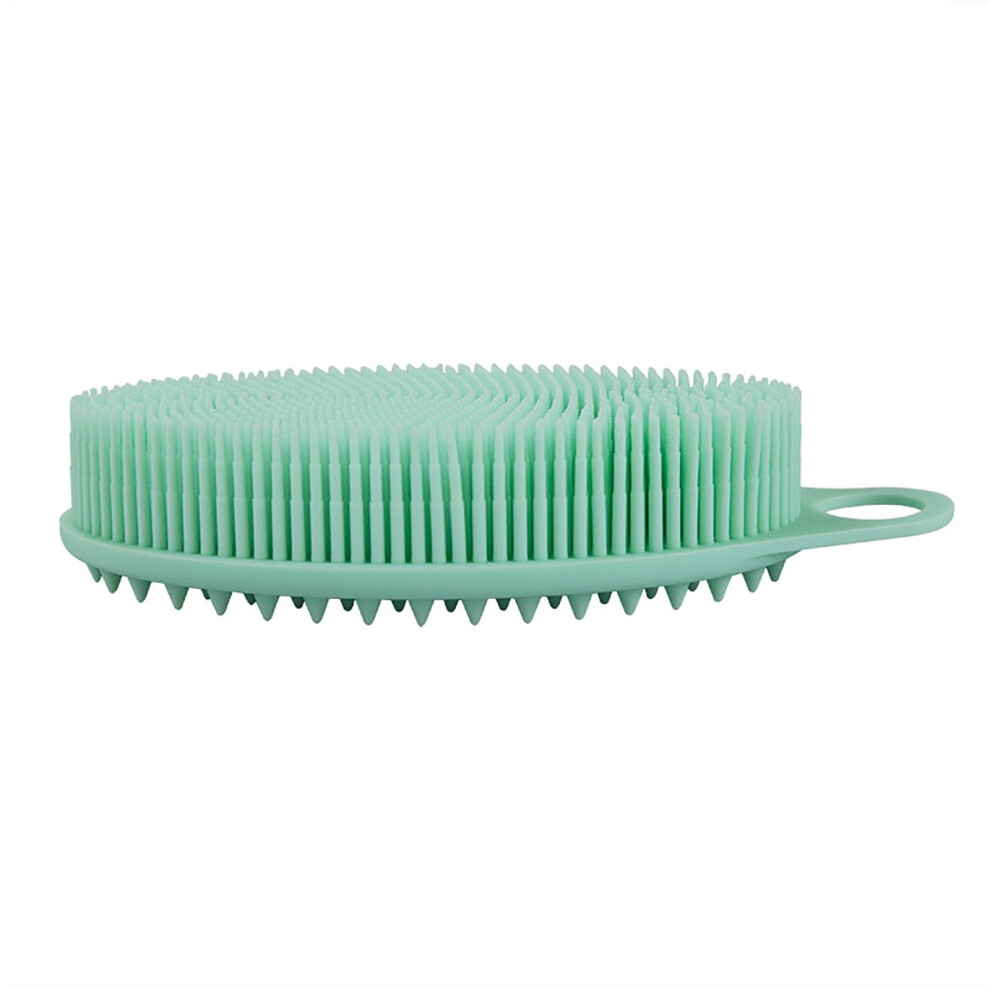 Silicone Body Scrubber Dual Sided Shower Brush with Gentle Exfoliation and Scalp Massage
