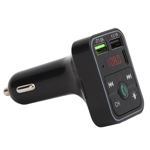 FM Transmitter With Bluetooth 5.0, Anti-Statics Designed Car Charger Hands-Free Calling For Universal Compatibility 2
