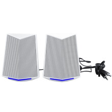 Enceinte de bureau connectée en USB avec convertisseur numérique-analogique 24 bits, performances sonores supérieures et plusieurs modes audio