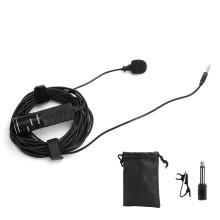 Microfon de rever cu clipsare, cablu flexibil, tehnologie de anulare a zgomotului pentru un sunet clar și neîntrerupt