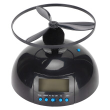 Vliegende wekker, digitale LED-gadget, luide propellerwekker, creatief cadeau voor kinderen, interessante manier om wakker te worden met