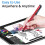Adjustable Sensitivity Stylus for Digital Devices, Replaceable Tip Capacitive Stylus with Ultra Sensitive FiberMesh Tip and Universal Compatibility, S 2