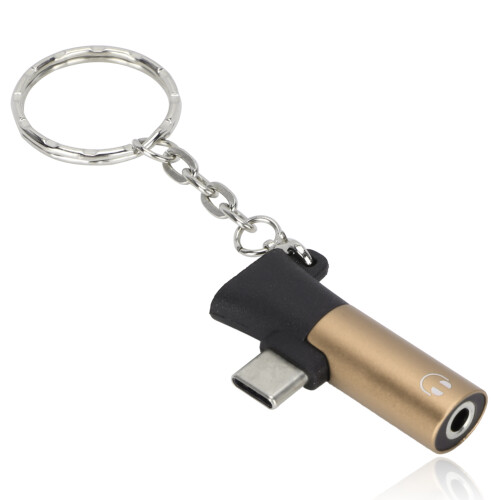 Κόμβος ήχου, καινοτόμος προσαρμογέας ήχου USB C σε 3,5 χιλ. με ορθογώνιο σχεδιασμό, 1