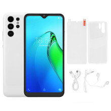Entsperrtes Smartphone mit Display, Dual-SIM-Android-Telefon mit Gesichtserkennung und hochauflösender Kamera, internationales Gerät mit großem